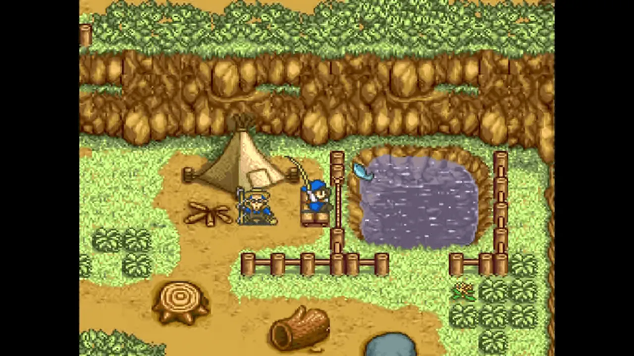 『牧場物語』のゲーム画面