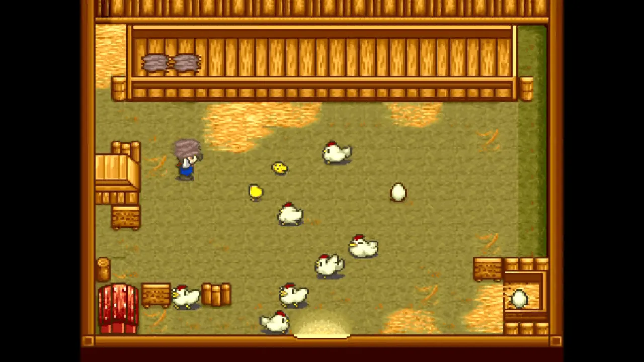 『牧場物語』のゲーム画面